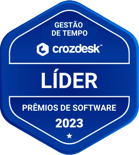Crozdesk – Prêmios de Software, Líder (Gestão de Tempo) 2023 - new Crozdesk – Prêmios de Software, Líder (Gestão de Tempo) 2023 - new