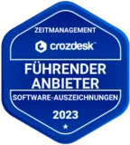 Crozdesk – Software Awards, Leader (Time Management) 2023 - new Crozdesk – Software Awards, Leader (Time Management) 2023 - new