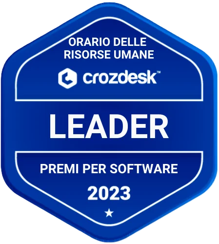 Crozdesk – Premi per Software, Leader (Gestione delle Risorse Umane) 2023 - nuovo Crozdesk – Premi per Software, Leader (Gestione delle Risorse Umane) 2023 - nuovo