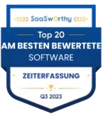 SaaSworthy - Highly Rated Time Tracking Software 2023 SaaSworthy - Highly Rated Time Tracking Software 2023