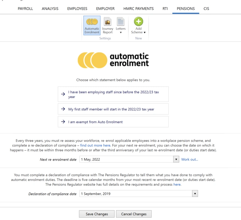 Showing screen t continue auto-enrolment from the previous software