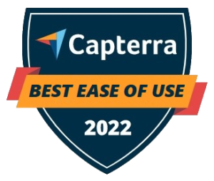 Capterra "Best Ease Of Use" award badge