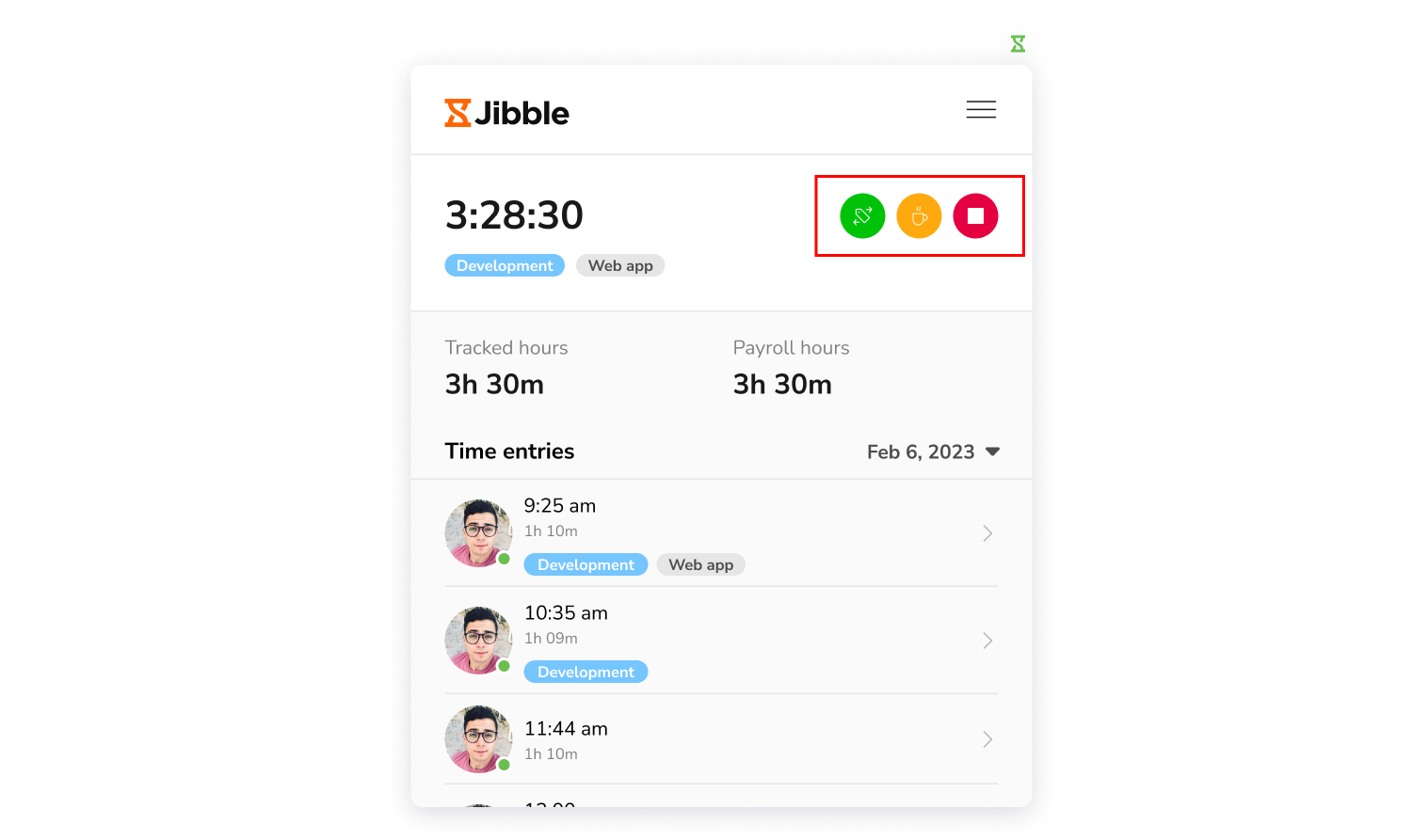 Timer buttons on chrome extension
