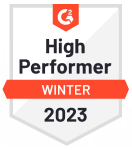G2 award for high performer 2023