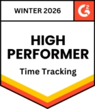 g2 - high performer - time tracking - winter 2026