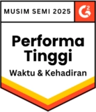 G2 - High Performer Time & Attendance - Spring 2025 G2 - High Performer Time & Attendance - Spring 2025