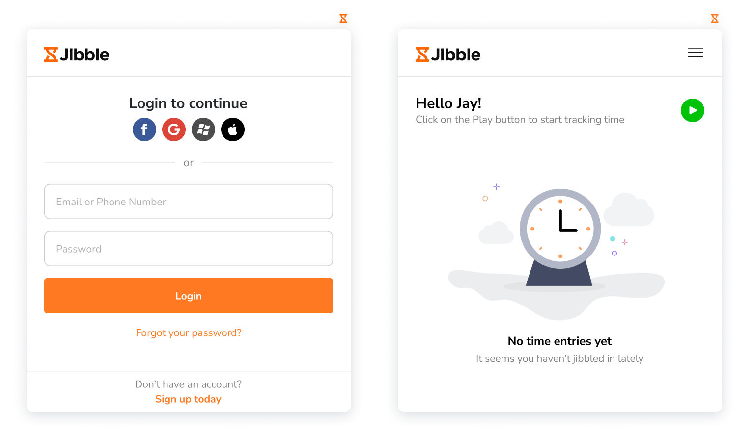 Log in from chrome extension