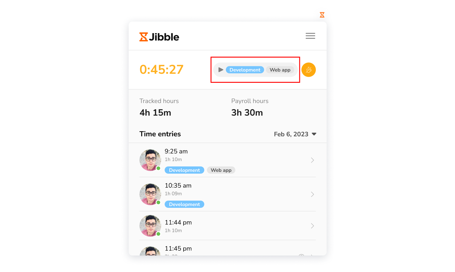 Resume button on chrome extension