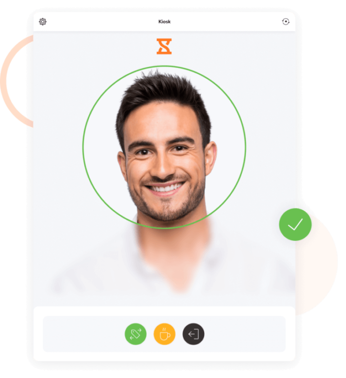 Using face recognition,