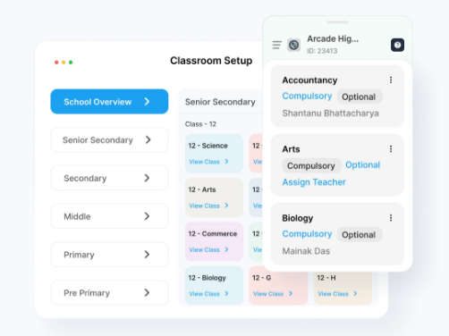Classroom management with Teachmint