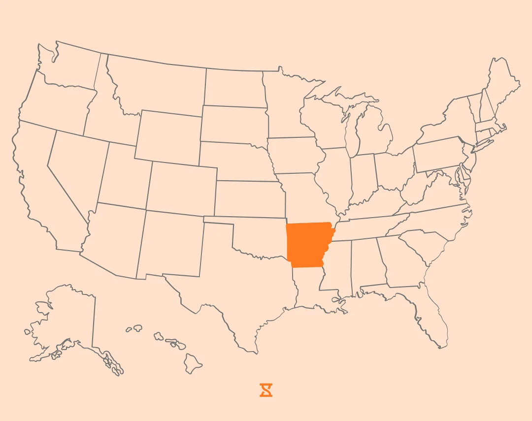 arkansas map