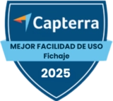Capterra - Best Ease of Use (Time Clock) 2025