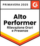 G2 - High Performer Time & Attendance - Spring 2025