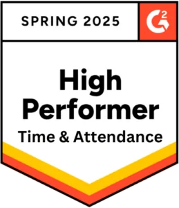 G2 - High Performer Time & Attendance - Spring 2025 G2 - High Performer Time & Attendance - Spring 2025