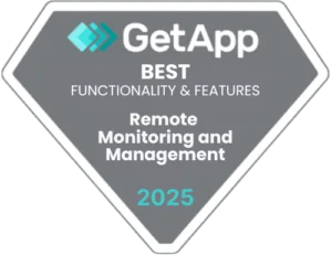 GetApp – Best Functionality and Features - Remote Monitoring and Management - 2025 GetApp – Best Functionality and Features - Remote Monitoring and Management - 2025