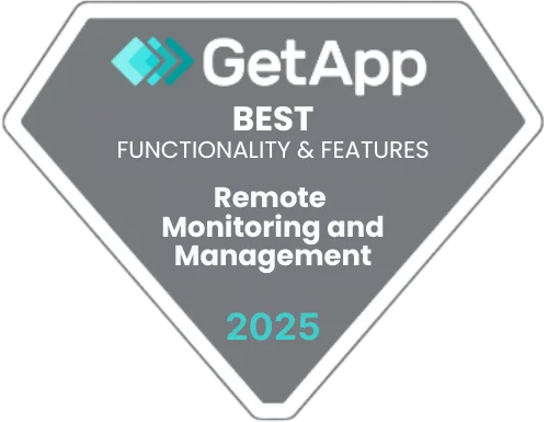 GetApp – Best Functionality and Features - Remote Monitoring and Management - 2025 GetApp – Best Functionality and Features - Remote Monitoring and Management - 2025