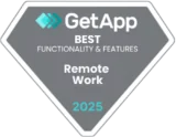 GetApp – Best Functionality and Features (Remote Work) 2025 GetApp – Best Functionality and Features (Remote Work) 2025