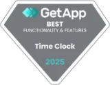 GetApp – Best Functionality and Features (Time Clock) 2025 GetApp – Best Functionality and Features (Time Clock) 2025