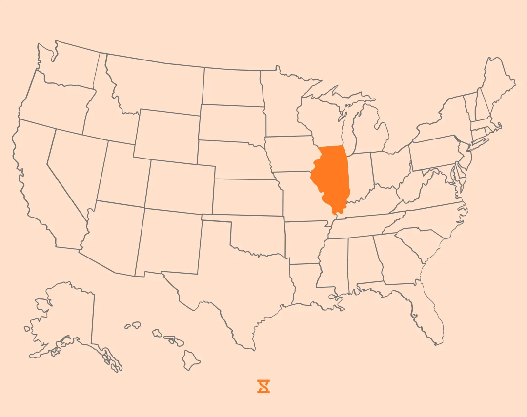 illinois map
