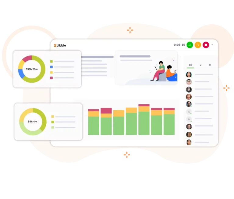 Panel de control de Jibble