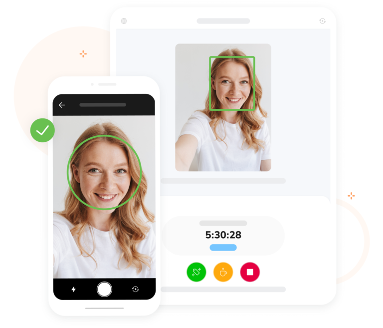 Face recognition via mobile or kiosk