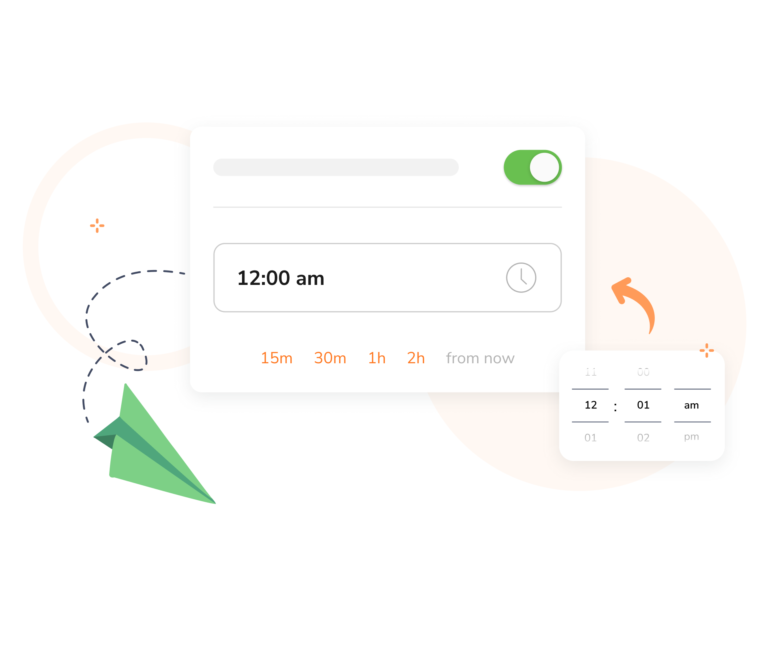 Programmation d'un minuteur pour les rappels