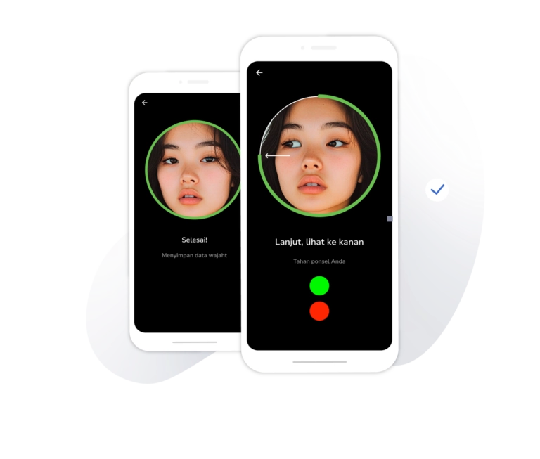 Langkah-langkah mengatur data wajah