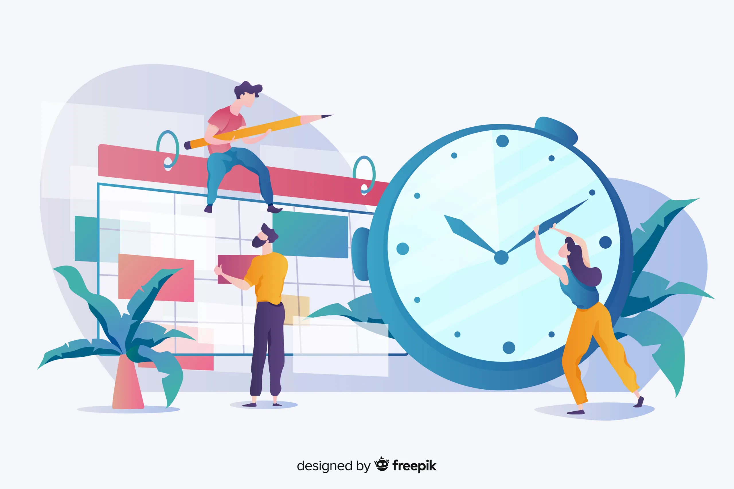 Design of people employing time tracking practices.