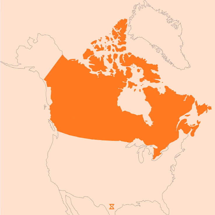 Carte du Canada