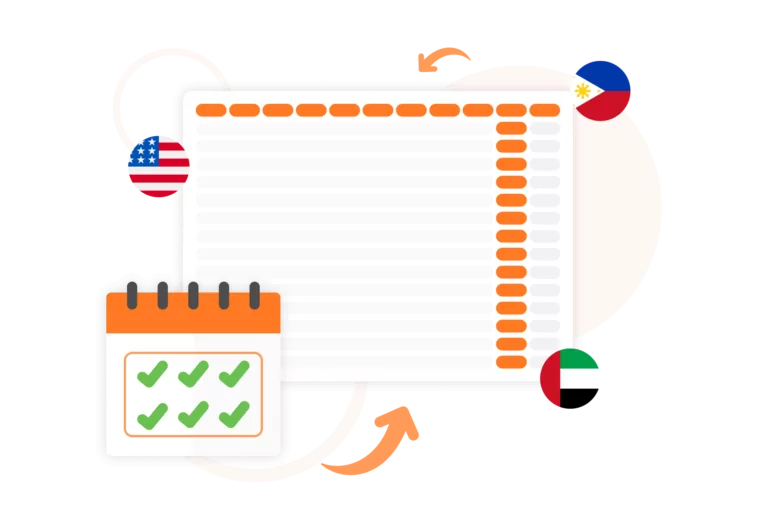 Timesheet templates for different countries