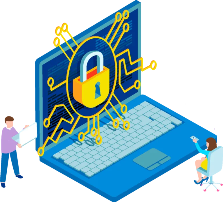 Showing data and privacy security through visuals