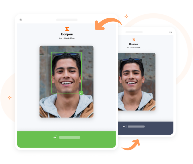 Get recognised instantly for faster clock ins