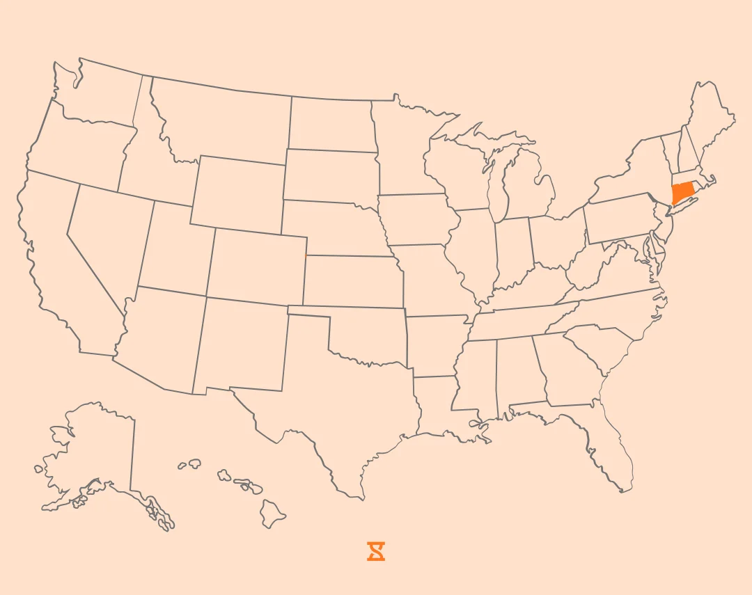 connecticut map