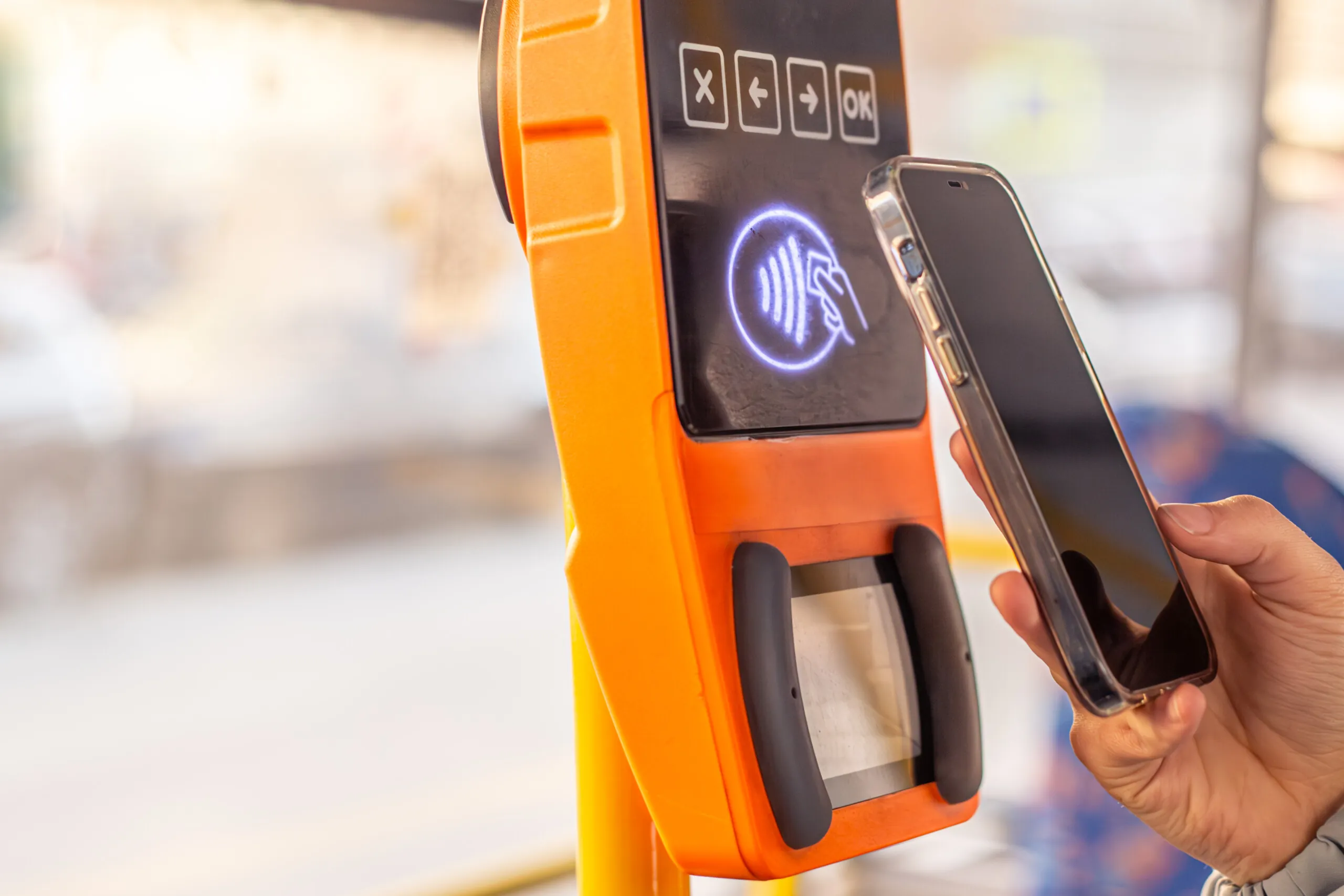 Uso de NFC para el pago.