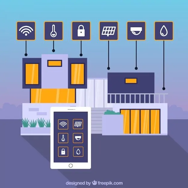 Vettore che rappresenta le tecnologie wireless.