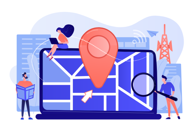 Représentation graphique du suivi GPS des employés