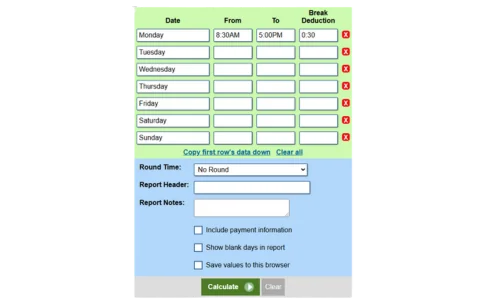 Aperçu du calculateur de Calculator.net