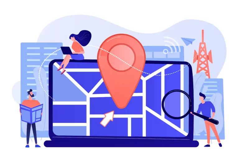 depiction of employee GPS tracking apps
