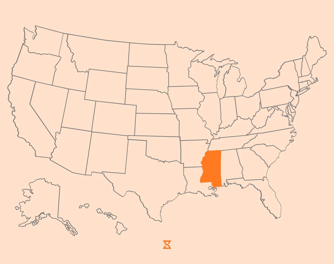 mississippi map