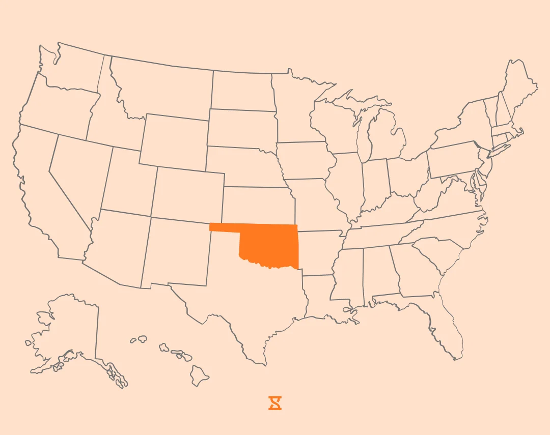 oklahoma map
