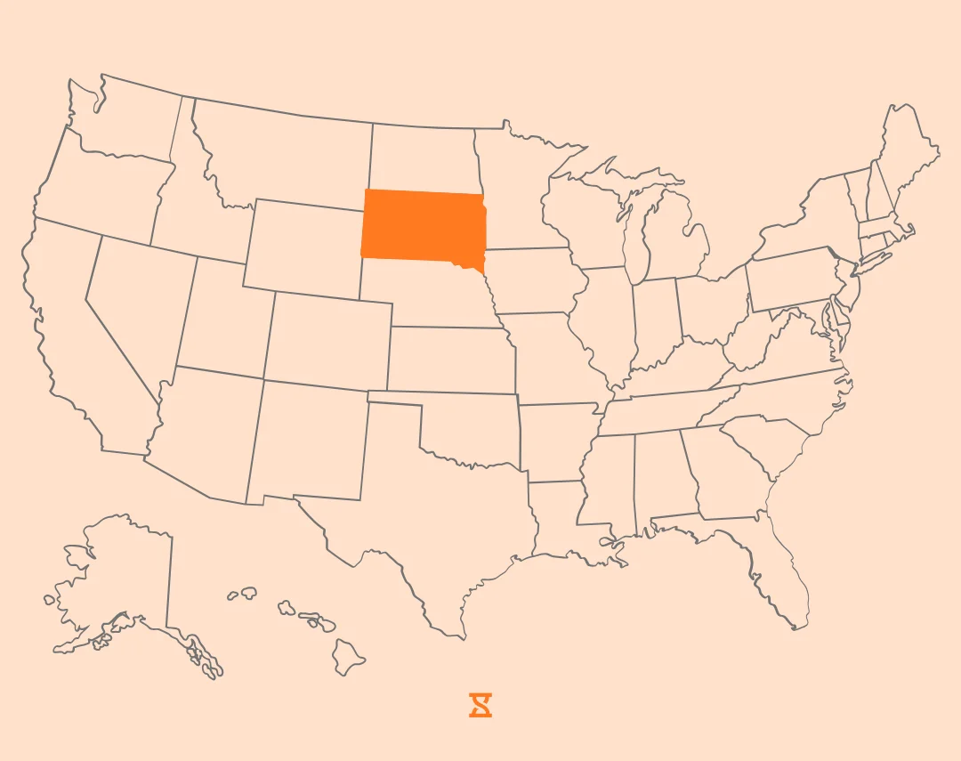 south dakota map