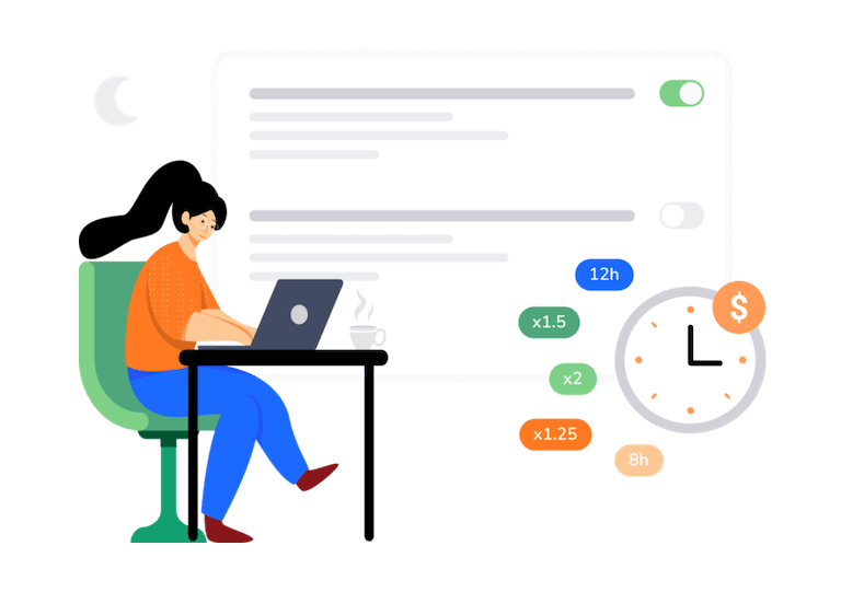 Customizable Overtime Settings