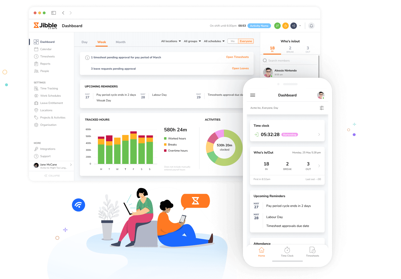 Hero Time attendance for Payroll min