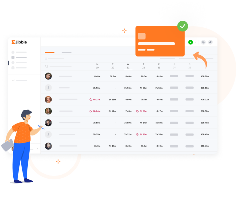 Payroll ready timesheets