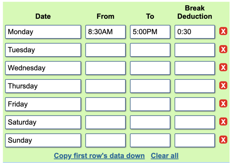 Time card calculator calculator.net