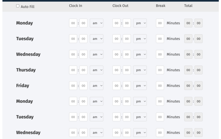 ClockShark’s biweekly time card calculator