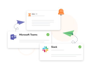 Tracking time via bot commands on Slack and Microsoft Teams
