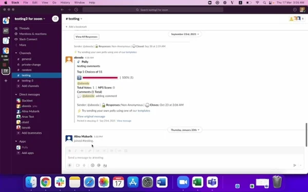 Integrazione di Polly per Slack.