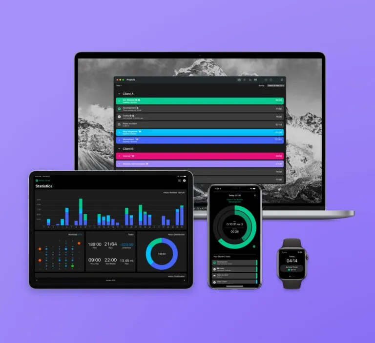 tyme webshot hero showing tyme on various apple devices