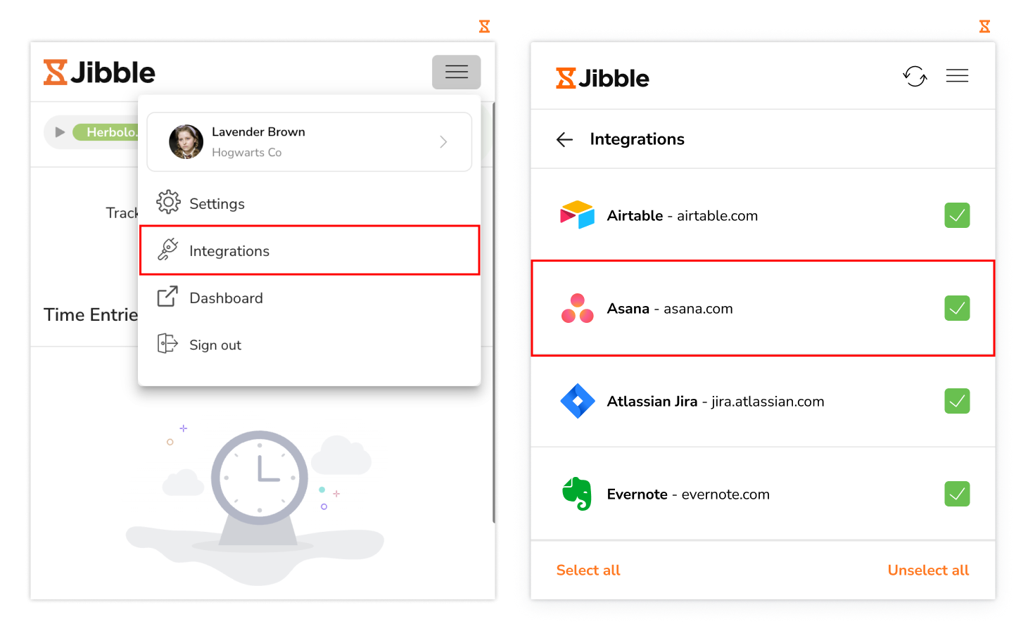 Enabling Asana integration on chrome extension
